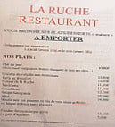La Taverne Savoyarde menu