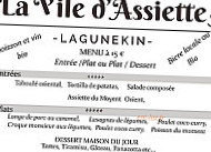 La Pile D'assiettes menu