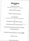 Auberge De Portout menu