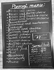 Rosa-ly Pierogi menu