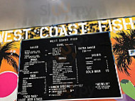 West Coast Fish menu