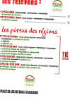 Les Pizzas Du Marché menu