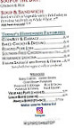 Spiro's Hilltop Fish Fare Steakhouse menu