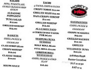 Morey's Fish House Market menu