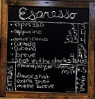 Courthouse Coffee menu
