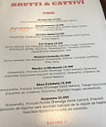 Brutti E Cattivi menu