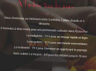 L'entre-pot menu