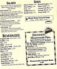 The Cornfield Cafe menu