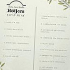 Bistro Höijers menu