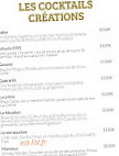 Le Tire Bouchon menu