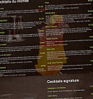 Mojito menu