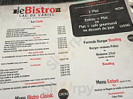 Bistro By Lac De Caniel menu