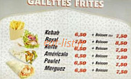 Kebab Istanbul menu