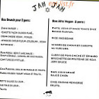 Jah Jah By Le Tricycle menu