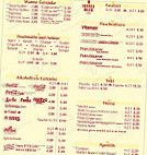 Bocadillo menu