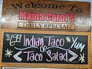 Mama Carol's Kitchen menu