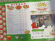 Jaeve's Take Away menu