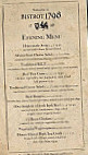 Bistrot 1798 menu