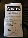 Sushi Oishi menu