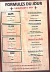 La Taverne De L'arc menu