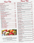 Peony Bistro Asian Curine menu