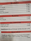 La Frite Calcéenne menu