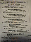 Kali's Kitchen menu