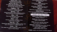 Scripts Cafe menu