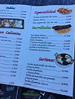 El Rescoldo menu