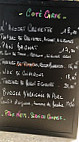 Le Café Bohème menu