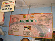 Taquito's Mexican menu
