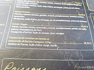 Brasserie De La Maine menu