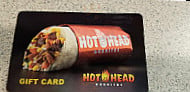 Hot Head Burritos menu