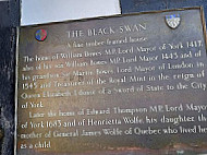 The Black Swan menu