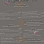 Le Comptoir 44 menu