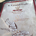 Le Grand Café menu