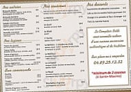 Le Comptoir Beldi menu