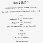 Chez Pito menu