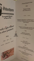 Ölckenthurm menu
