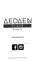 Aedaen Place menu