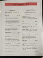 Gidget's Place menu