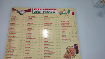 Pizzeria Da Elisa Di Singh Sandeep menu