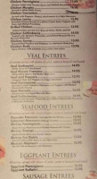 Marino's Pizza menu