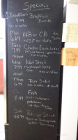 Howard's Cafe menu