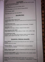 4j's Pizza And Cafe menu