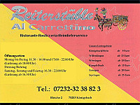 Al Carrettino Reiterstueble menu