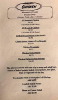 T J's Hickory House menu
