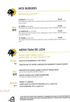 Du Lion D'or menu