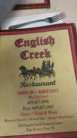 English Creek food
