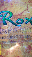 Rox Grille menu